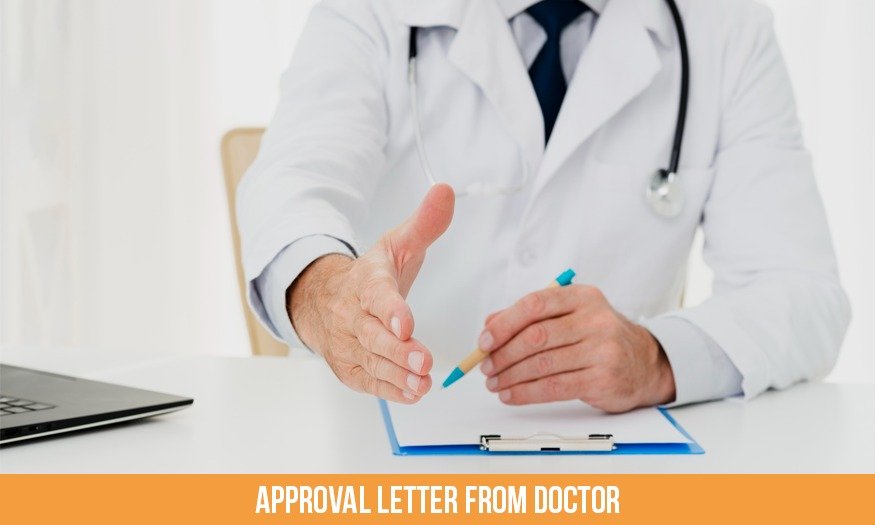How do I get a approval letter from doctor