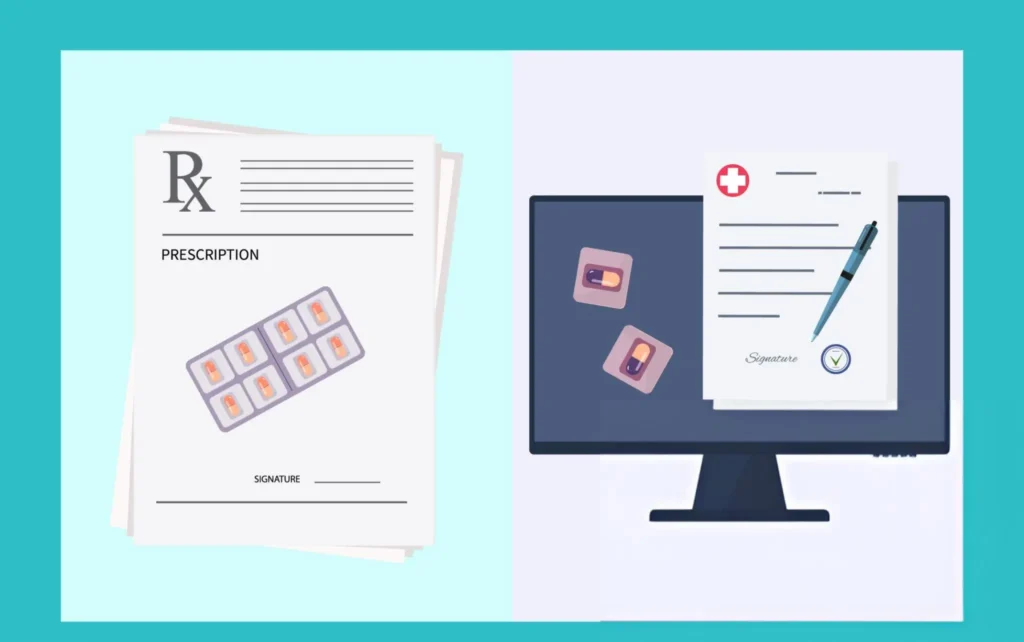 e-script vs paper prescription